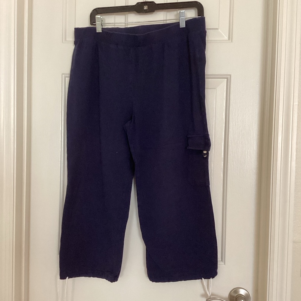 Chico's Navy Cropped Pants